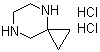 structure of CAS# 145122-56-1, 4,7-Diazaspiro[2.5]octane dihydrochloride