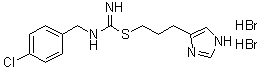 structure of CAS# 145231-35-2, Clobenpropit dihydrobromide;[(4-Chlorophenyl)methyl]carbamimidothioic acid 3-(1H-imidazol-5-yl)propyl ester dihydrobromide