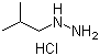 (2-甲基丙基)肼盐酸盐分子结构 (CAS 145295-89-2)