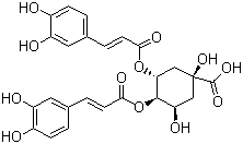 结构式 CAS# 14534-61-3, 异绿原酸 B; 3,4-二咖啡酰奎宁酸