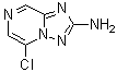 结构式 CAS# 1454653-85-0, 5-氯[1,2,4]三唑并[1,5-a]吡嗪-2-胺