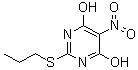 结构式 CAS# 145783-13-7, 5-硝基-2-(丙硫基)嘧啶-4,6-二醇