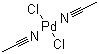 结构式 CAS# 14592-56-4, 双(乙腈)氯化钯(II)