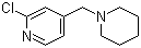 结构式 CAS# 146270-01-1, 2-氯-4-(1-哌啶甲基)吡啶