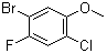 结构式 CAS# 146447-18-9, 5-溴-2-氯-4-氟苯甲醚