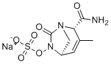 structure of CAS# 1467157-21-6, Durlobactam sodium;Sodium [(2S,5R)-2-carbamoyl-3-methyl-7-oxo-1,6-diazabicyclo[3.2.1]oct-3-en-6-yl] sulfate