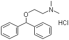 Diphenhydramine hydrochloride molecular structure (CAS 147-24-0)