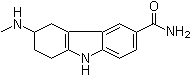 structure of CAS# 147009-08-3, 2,3,4,9-Tetrahydro-3-(methylamino)-1H-carbazole-6-carboxamide