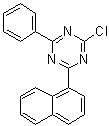 结构式 CAS# 1472062-95-5, 2-氯-4-(1-萘基)-6-苯基-1,3,5-三嗪