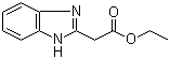 结构式 CAS# 14741-71-0, 2-(1H-1,3-苯并咪唑-2-基)乙酸乙酯