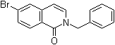 结构式 CAS# 147497-41-4, 6-溴-2-苄基-1(2H)-异喹啉酮