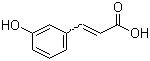 结构式 CAS# 14755-02-3, 3-羟基肉桂酸; 间羟基肉桂酸