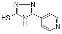 structure of CAS# 1477-24-3, 5-(4-Pyridinyl)-1H-1,2,4-triazole-3-thiol;NSC 151062
