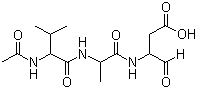 structure of CAS# 147837-52-3, Acetyl-valyl-alanyl-aspartal;N-Acetyl-Val-Ala-Asp-al
