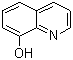 structure of CAS# 148-24-3, 8-Hydroxyquinoline;8-Quinolinol; Quinolin-8-ol; Oxine