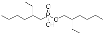 structure of CAS# 14802-03-0, Mono(2-ethylhexyl) 2-ethylhexylphosphonate;P 507; P507; PC 88A