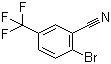 structure of CAS# 1483-55-2, 2-Bromo-5-(trifluoromethyl)benzonitrile