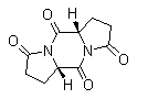 structure of CAS# 14842-41-2, (5aS,10aS)-1H,5H-Dihydro-dipyrrolo[1,2-a:1',2'-d]pyrazine-3,5,8,10(2H,5aH,10aH)-tetrone