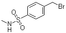结构式 CAS# 148459-00-1, 4-(溴甲基)-N-甲基苯磺酰胺