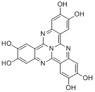 structure of CAS# 148494-98-8, 4b1,5,10,15-Tetraazanaphtho[1,2,3-gh]tetraphene-2,3,7,8,12,13-hexaol