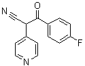 结构式 CAS# 148671-42-5, alpha-(4-氟苯甲酰)-4-吡啶乙腈