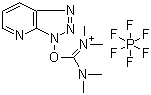 structure of CAS# 148893-10-1, 2-(7-Aza-1H-benzotriazole-1-yl)-1,1,3,3-tetramethyluronium hexafluorophosphate;o-(7-Azabenzotriazol-1-yl)-N,N,N',N'-te-tramethyluronium hexafluorophosphate; HATU