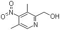 structure of CAS# 149082-03-1, 3,5-Dimethyl-2-hydroxymethyl-4-nitropyridine;(3,5-Dimethyl-4-nitro-2-pyridyl)-1-methanol