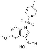 5-Methoxy-1-tosyl-3-indoleboronic acid molecular structure (CAS 149108-62-3)