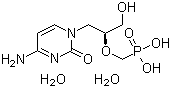 结构式 CAS# 149394-66-1, 西多福韦二水合物
