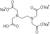 structure of CAS# 150-38-9, Trisodium versenate;Trisodium hydrogen ethylenediaminetetraacetate; Trisodium versenate; Versene 9; Zonon T