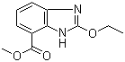结构式 CAS# 150058-27-8, 2-乙氧基苯并咪唑-7-羧酸甲酯