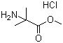 structure of CAS# 15028-41-8, Methyl 2-amino-2-methylpropanoate hydrochloride;2-Aminoisobutyric acid methyl ester hydrochloride