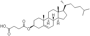 结构式 CAS# 1510-21-0, 胆固醇琥珀酸单酯