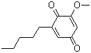 structure of CAS# 15121-94-5, 2-Methoxy-6-pentyl-1,4-benzoquinone;Primin
