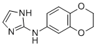 结构式 CAS# 1513253-45-6, N-(2,3-二氢-1,4-苯并二恶英-6-基)-1H-咪唑-2-胺