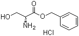 structure of CAS# 151651-44-4, D-Serine benzyl ester hydrochloride;Benzyl (R)-(+)-2-amino-3-hydroxypropanoate hydrochloride; D-Serine phenylmethyl ester hydrochloride