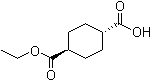 structure of CAS# 15177-66-9, Monoethyl trans-1,4-cyclohexanedicarboxylate;trans-1,4-Cyclohexanedicarboxylic acid monoethyl ester