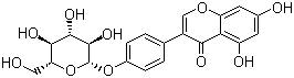 structure of CAS# 152-95-4, Sophoricoside;5,7-Dihydroxy-3-[4-[(2S,3R,4S,5S,6R)-3,4,5-trihydroxy-6-(hydroxymethyl)oxan-2-yl]oxyphenyl]chromen-4-one