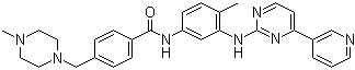 structure of CAS# 152459-95-5, Imatinib;4-[(4-Methylpiperazin-1-yl)methyl]-N-[4-methyl-3-[(4-pyridin-3-ylpyrimidin-2-yl)amino]phenyl]benzamide