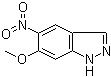 structure of CAS# 152626-75-0, 6-Methoxy-5-nitro-1H-indazole;6-Methoxy-5-nitroindazole