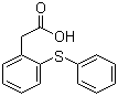 结构式 CAS# 1527-17-9, 2-[2-(苯硫基)苯基]乙酸