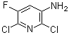 structure of CAS# 152840-65-8, 2,6-Dichloro-5-fluoro-3-pyridinamine;3-Amino-2,6-dichloro-5-fluoropyridine