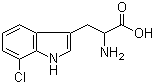 结构式 CAS# 153-97-9, 7-氯色氨酸
