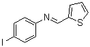 structure of CAS# 15310-76-6, 4-Iodo-N-(2-thienylmethylene)benzenamine;NSC 102192
