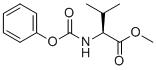structure of CAS# 153441-77-1, N-(Phenyloxycarbonyl)-L-valine methyl ester;methyl (2S)-3-methyl-2-(phenoxycarbonylamino)butanoate