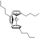 structure of CAS# 153608-51-6, Tris(n-butylcyclopentadienyl)erbium