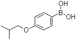 structure of CAS# 153624-44-3, (4-Isobutoxyphenyl)boronic acid;B-[4-(2-Methylpropoxy)phenyl]boronic acid