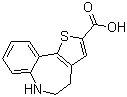 structure of CAS# 153894-33-8, 5,6-Dihydro-4H-thieno[3,2-d][1]benzazepine-2-carboxylic acid