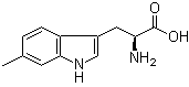 结构式 CAS# 154-06-3, 5-甲基-L-色氨酸