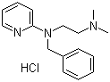 结构式 CAS# 154-69-8, 盐酸曲吡那敏